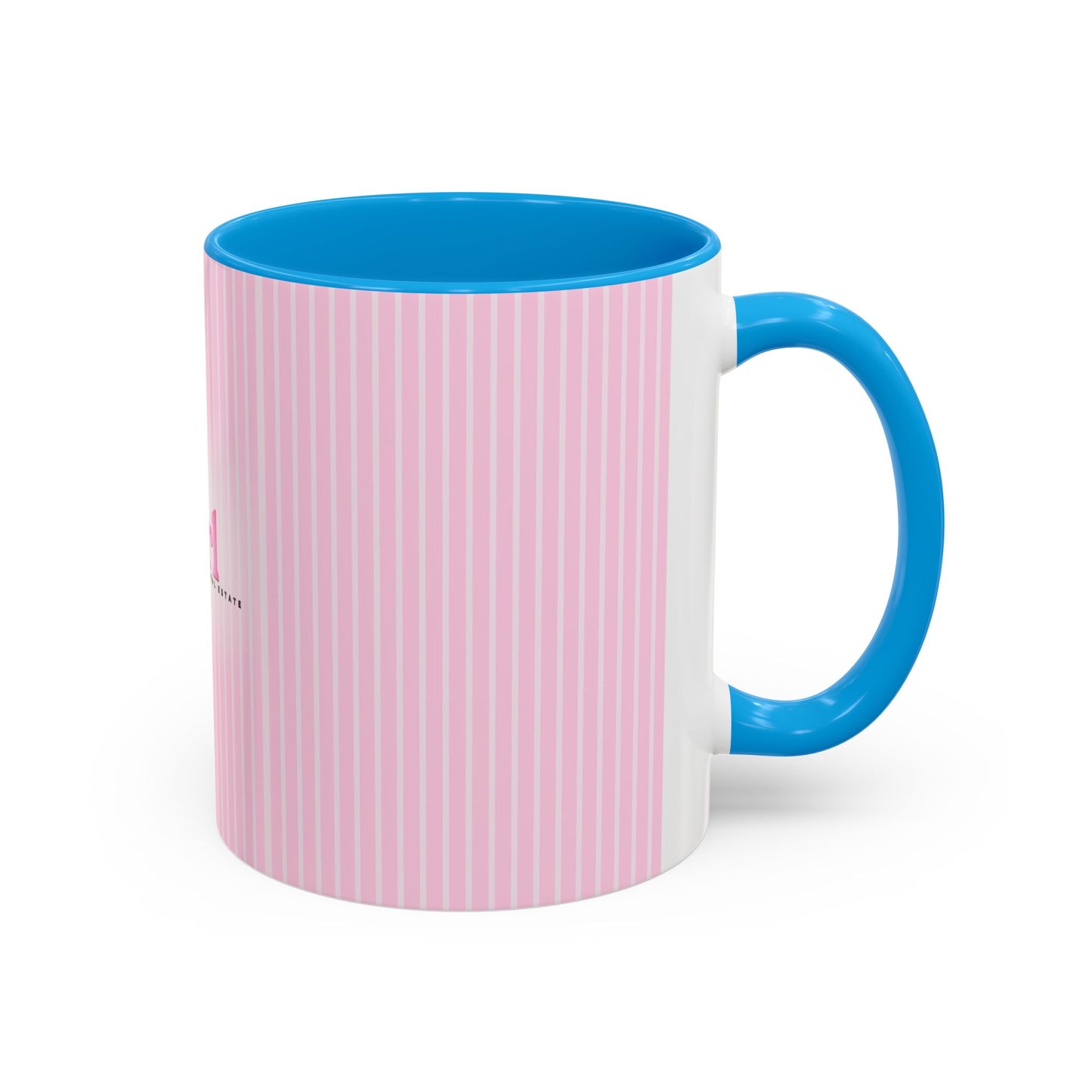 JUST AN IT GIRL PINK STRIPED COFFEE MUG
(11oz)
