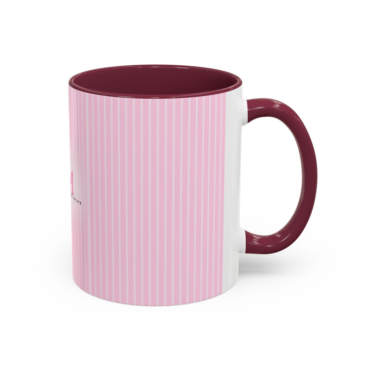 JUST AN IT GIRL PINK STRIPED COFFEE MUG
(11oz)