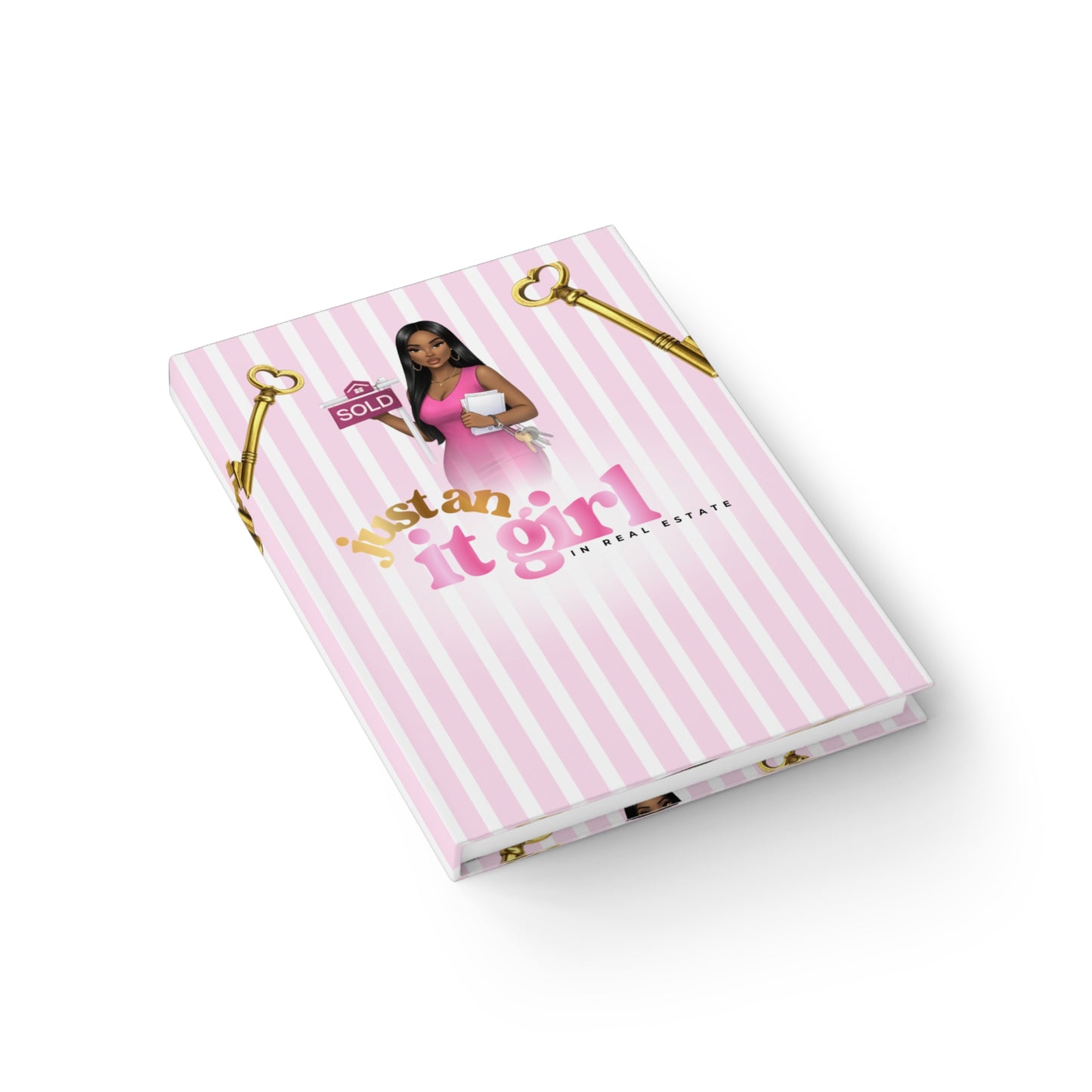 Just an It Girl Journal — Pink Real Estate Planner & Lined Notebook