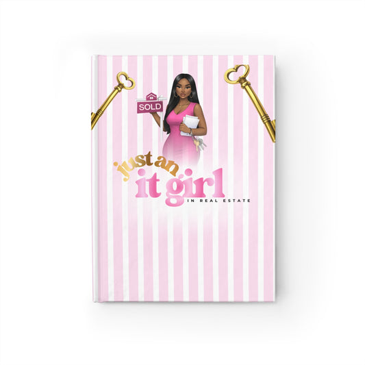 Just an It Girl Journal — Pink Real Estate Planner & Lined Notebook