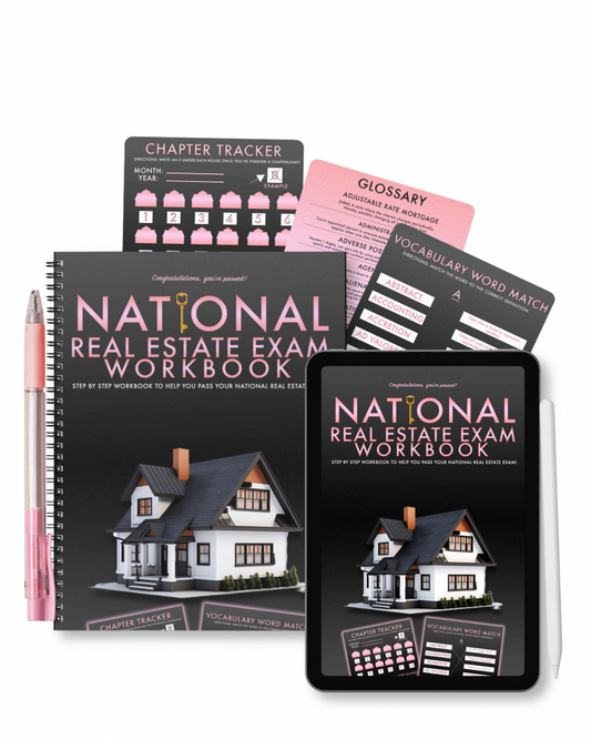 IT GIRL REAL ESTATE EXAM WORKBOOK (PHYSICAL COPY)